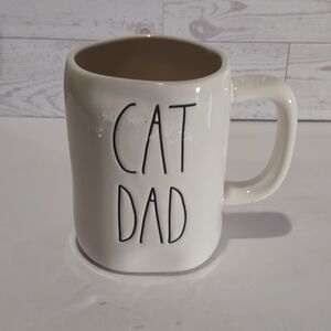 Rae Dunn CAT DAD Coffee Mug